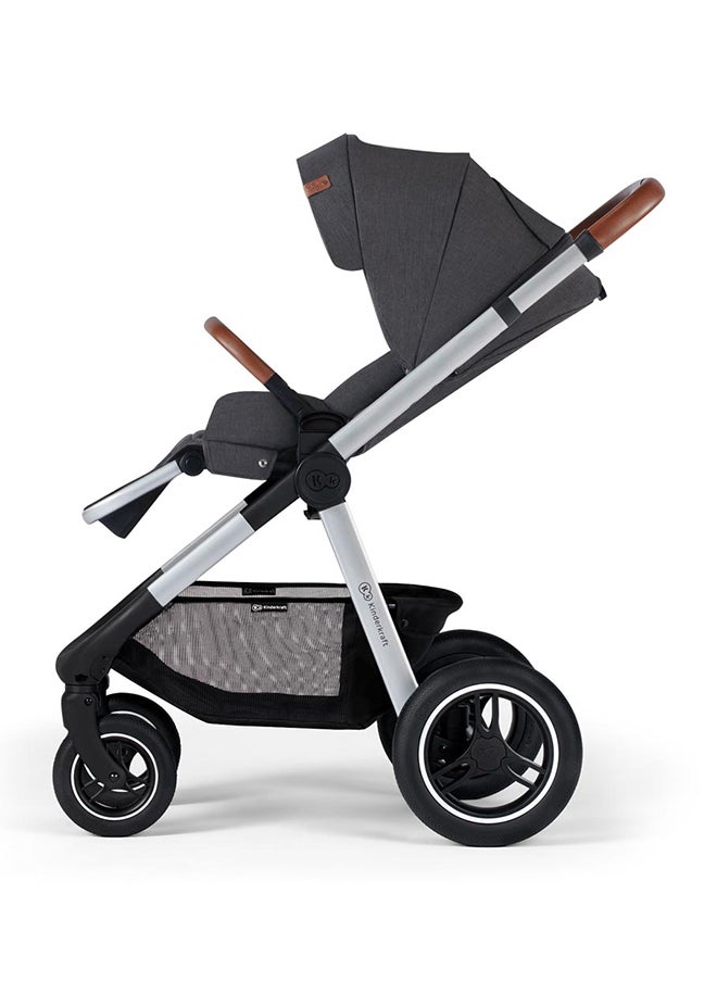 Everyday 2-in-1 Stroller - Dark Grey With Silver Frame - pzsku/ZB743CAD8DD7850684796Z/45/_/1727099511/64f1fa77-4558-4184-9333-55dfc32ec18f