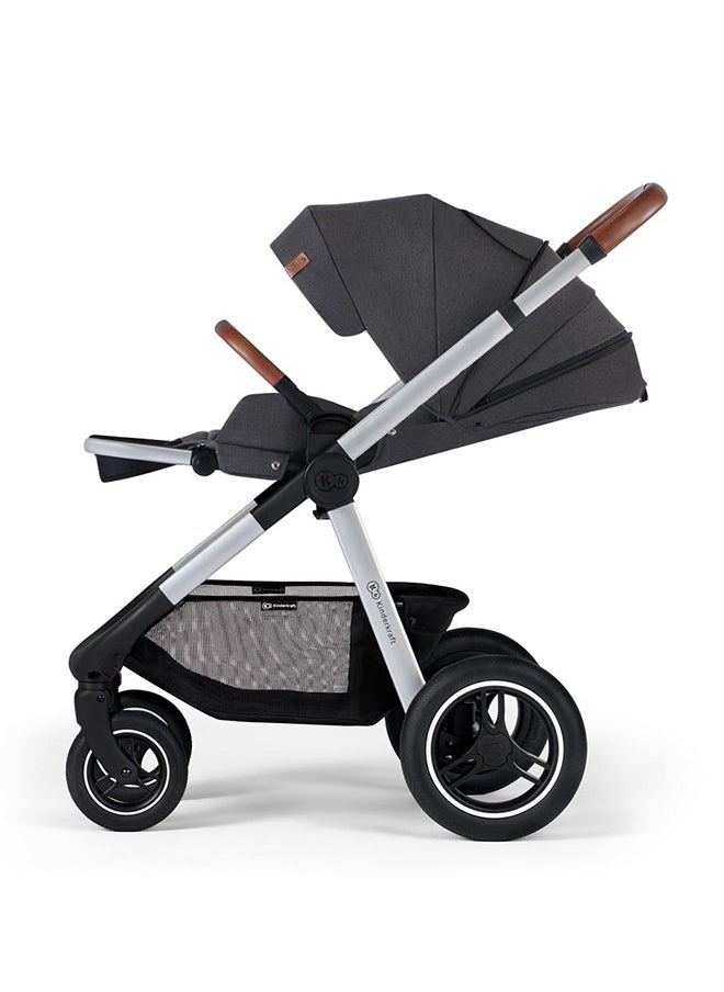 Everyday 2-in-1 Stroller - Dark Grey With Silver Frame - pzsku/ZB743CAD8DD7850684796Z/45/_/1727099859/ab77e9d9-fef1-4142-90c9-f5d3860948a4