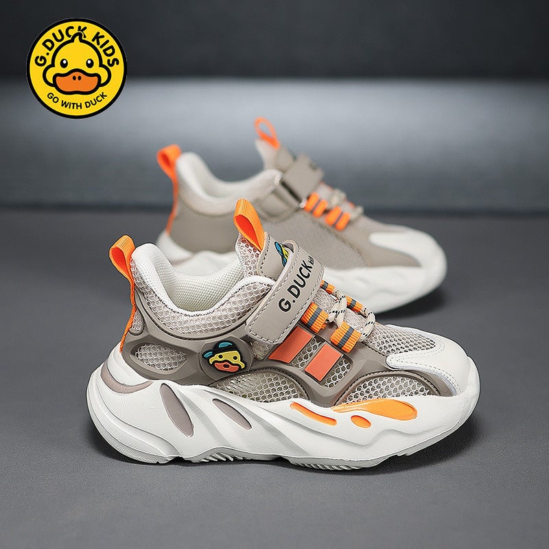 G.Duck Little Yellow Duck Children'S Shoes Boys Sports Shoes Children'S Single Net Breathable Hollow Casual Net Shoes - Image 1