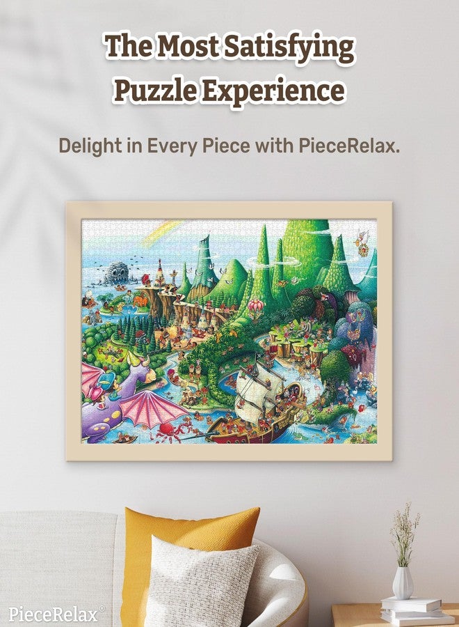 PieceRelax أحجية الصور المقطوعة البلاستيكية PieceRelax PieceClicks للبالغين 2000 قطعة - شينجي ياماموتو - بيتر بان - 37.6 × 25.0 بوصة، من أكثر ألعاب الطاولة إرضاءً، لا حاجة إلى غراء [U1196] - Image 2