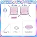Froova Iridescent Balloons Wall Square 25Pcs Transparent Laser Foil Balloon Backdrop Double Sided Gradient Crystal Colorful Balloon Tunnel Arch Background for Birthday Wedding Baby Shower Easter Rainbow - Image 4