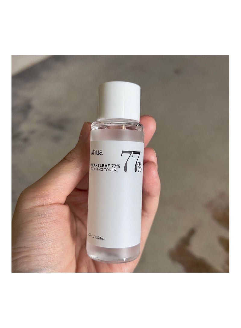 Heartleaf 77% Soothing Toner Mini, Travel Size, 40 ml