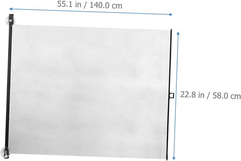 FAVOMOTO Car Windshield Sunshade Retractable Auto Shade for Front Window High Heat Insulation Easy Installation for Privacy and Napping - Image 2