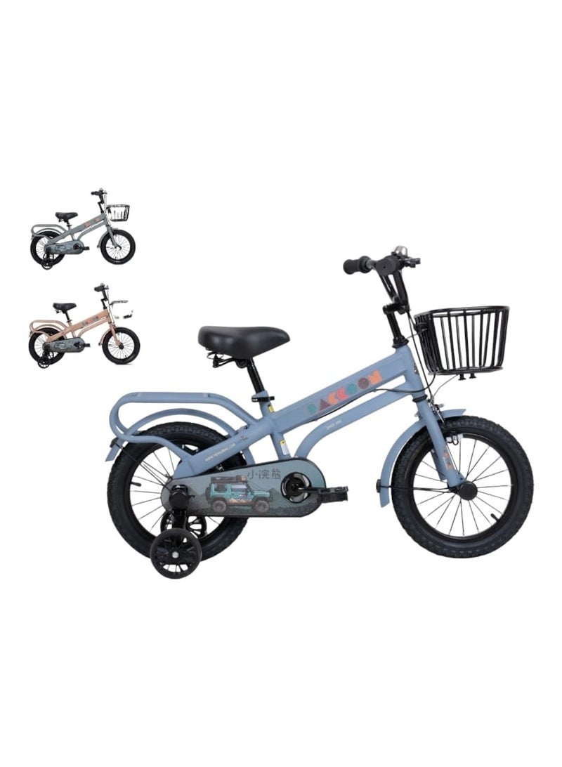 BABYCARA Kids Bike 12/14/16 Inch Assorted Cycling Removable Stabilizers Steel Frame with Basket and Air Tire  - Image 2