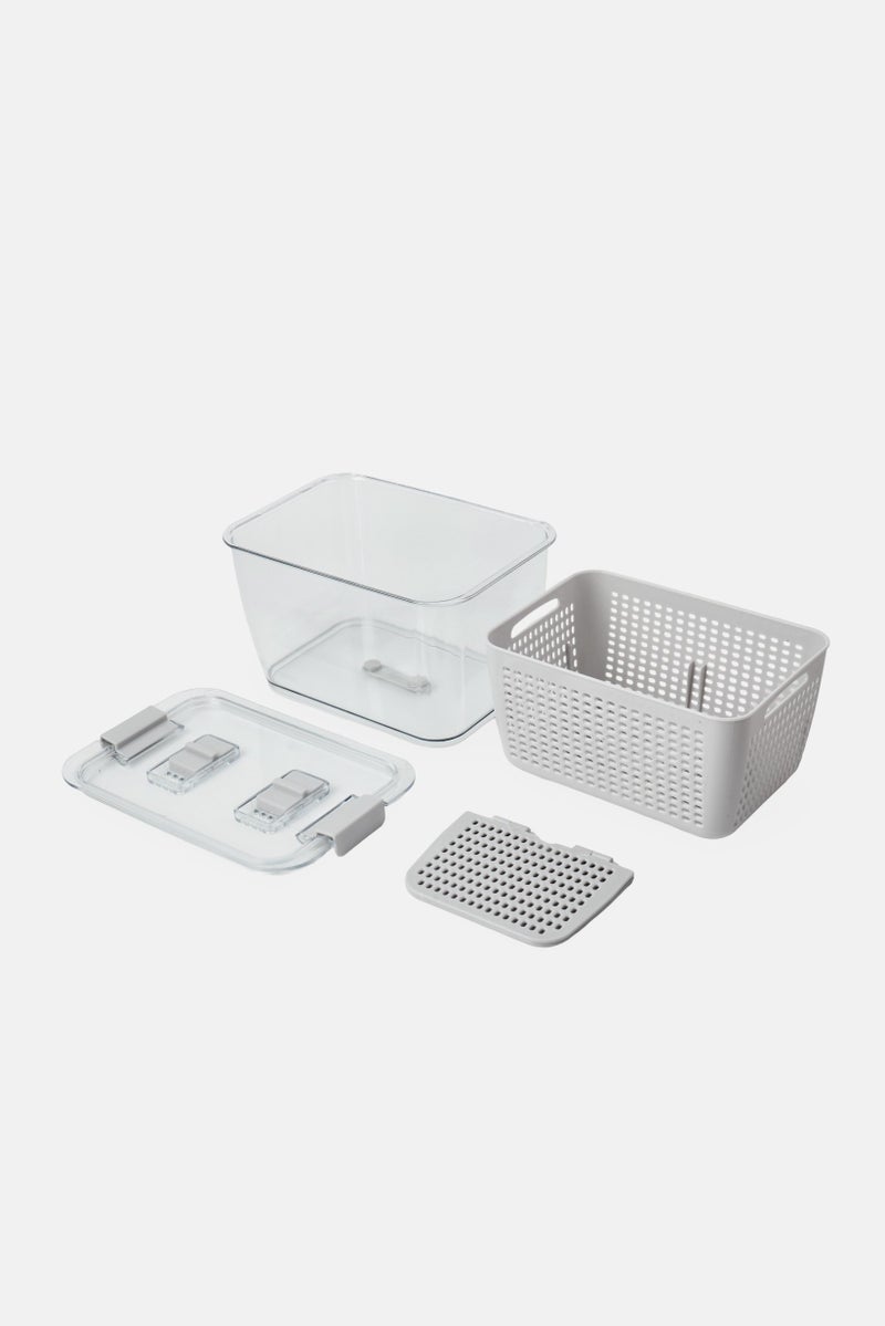 Alta Stackable Food Storage Produce Keeper, Transparent - Image 3