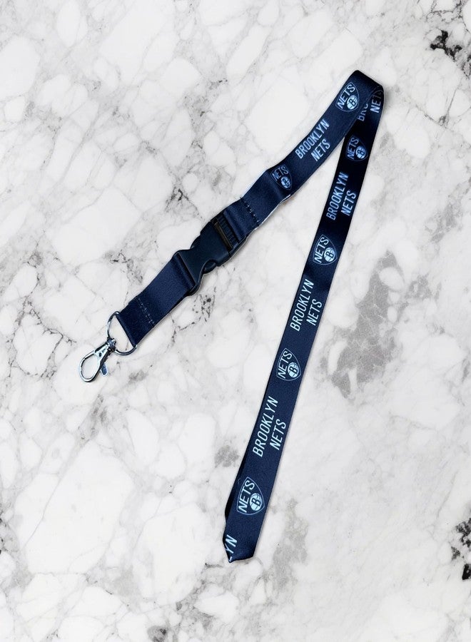 Desert Cactus Brooklyn Nets Lanyard Keychain Detachable NBA Breakaway Snap Buckle National Basketball Association Car Keys ID Badge Holder (Lanyard 1) - Image 5