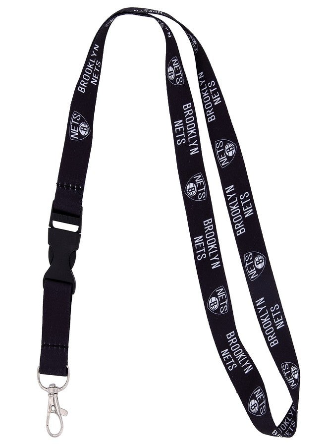 Desert Cactus Brooklyn Nets Lanyard Keychain Detachable NBA Breakaway Snap Buckle National Basketball Association Car Keys ID Badge Holder (Lanyard 1) - Image 2