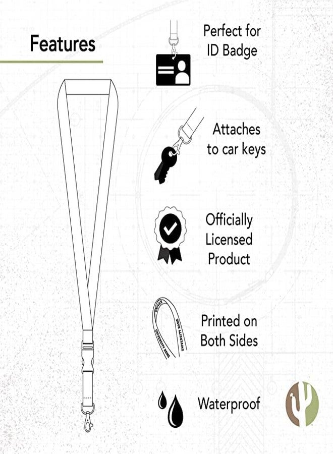 Desert Cactus Brooklyn Nets Lanyard Keychain Detachable NBA Breakaway Snap Buckle National Basketball Association Car Keys ID Badge Holder (Lanyard 1) - Image 4