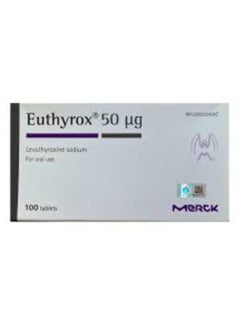 Merck Euthyrox 50Mcg Tablets, 100 Pieces 