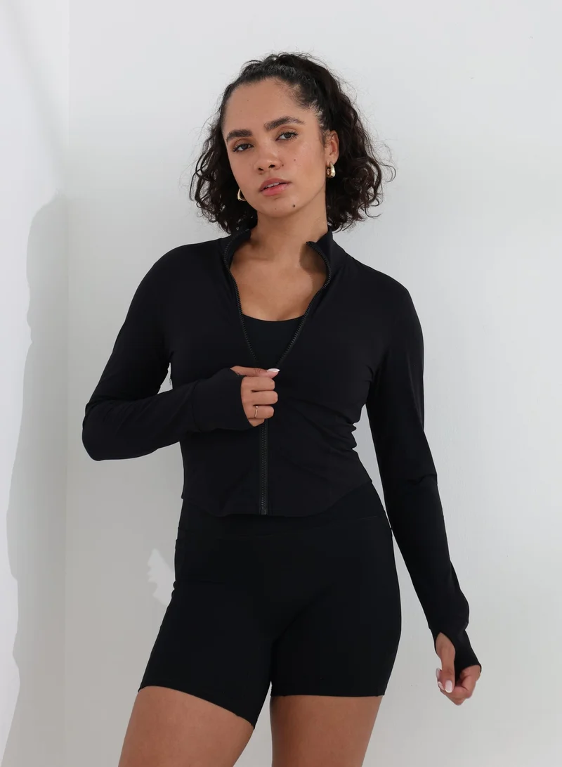 موهوكي موهوكي جاكيت رياضي Active FZ Jacket - أسود
