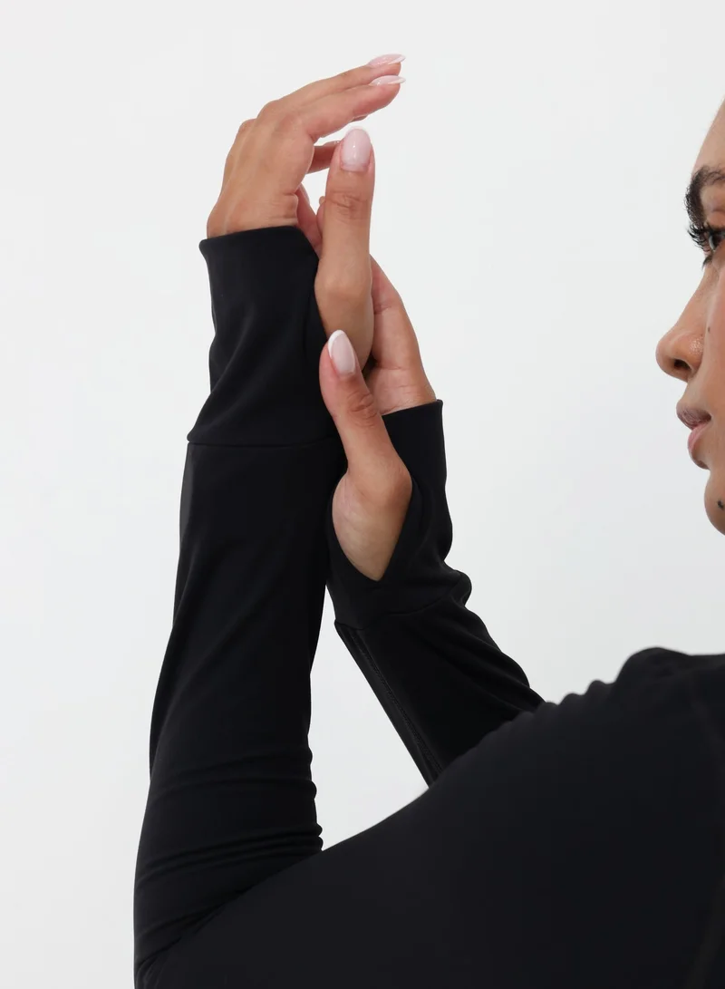 Mohuki Black Active FZ Jacket for Women | Best Price UAE
