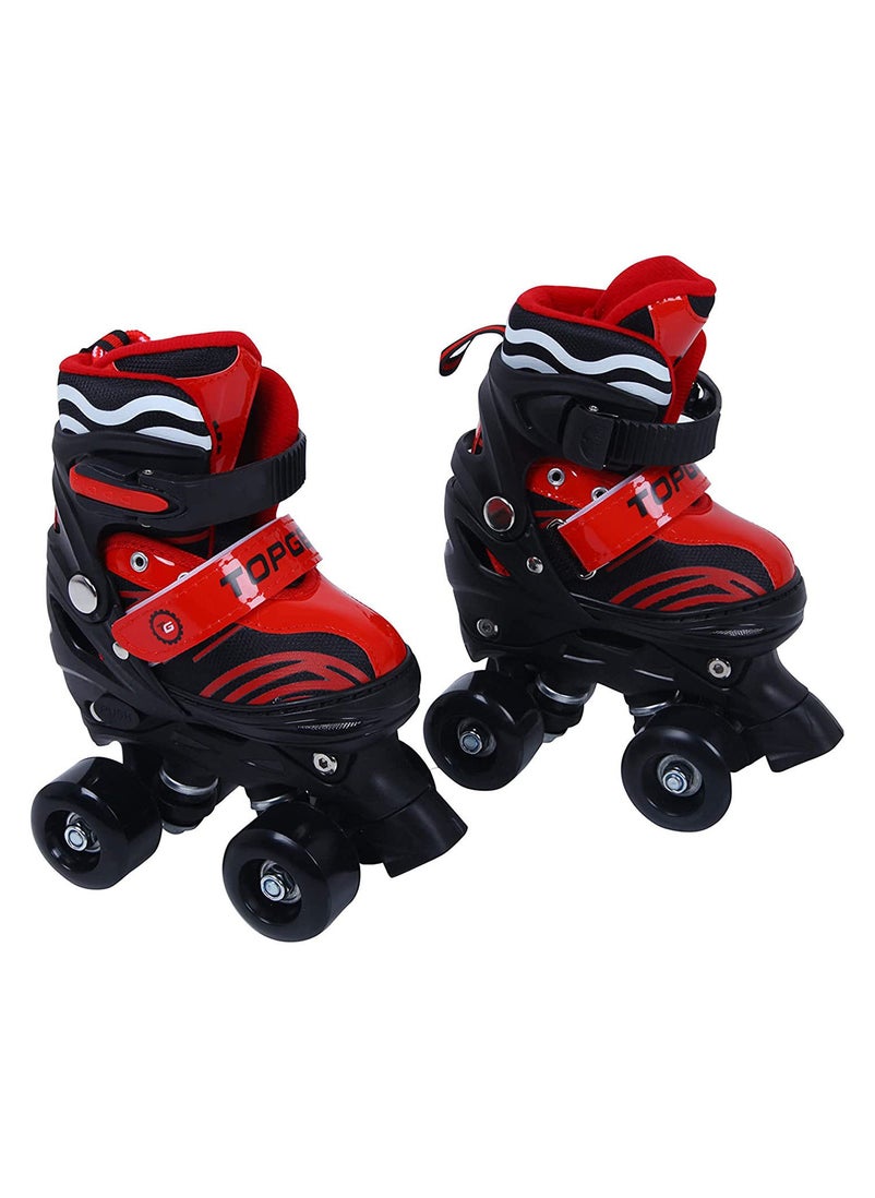 Top Gear Gear Roller Skates Shoes Tg 9008 Adjustable Double Row 4 Wheel For Kids  - Image 1