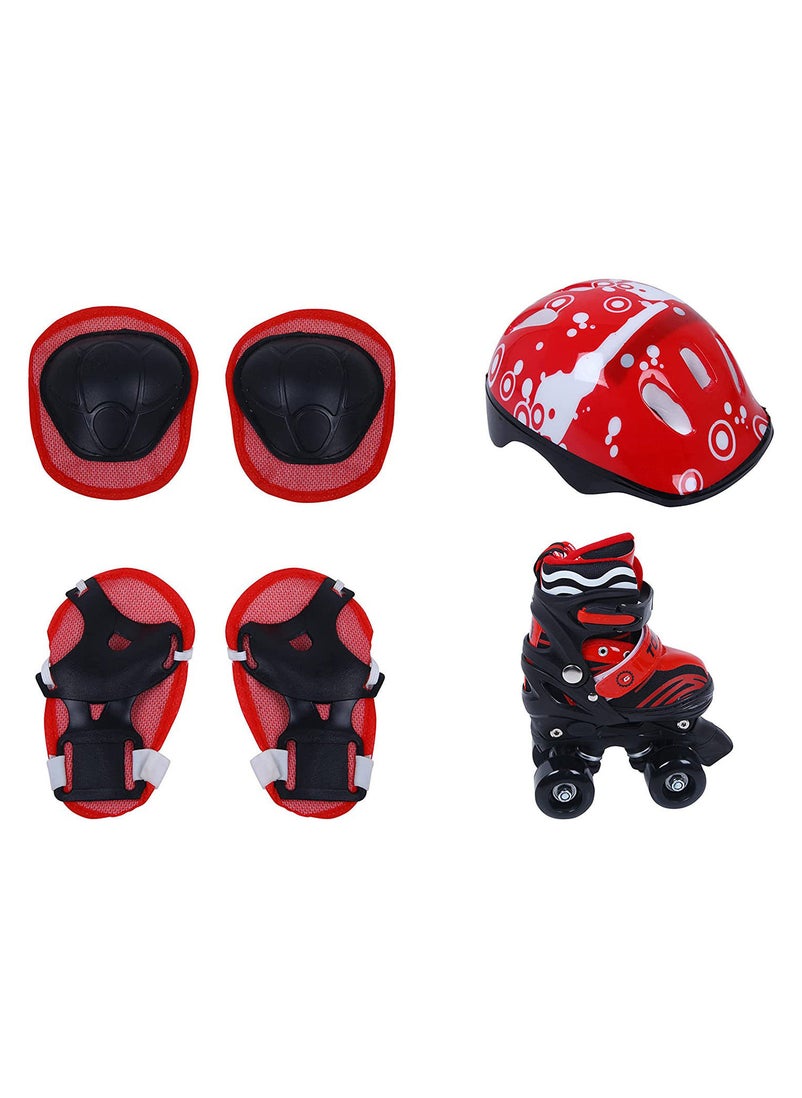 Top Gear Gear Roller Skates Shoes Tg 9008 Adjustable Double Row 4 Wheel For Kids  - Image 3