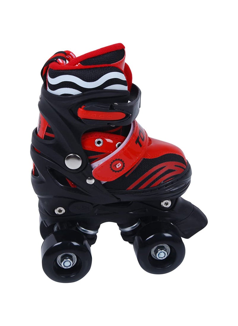 Top Gear Gear Roller Skates Shoes Tg 9008 Adjustable Double Row 4 Wheel For Kids  - Image 2