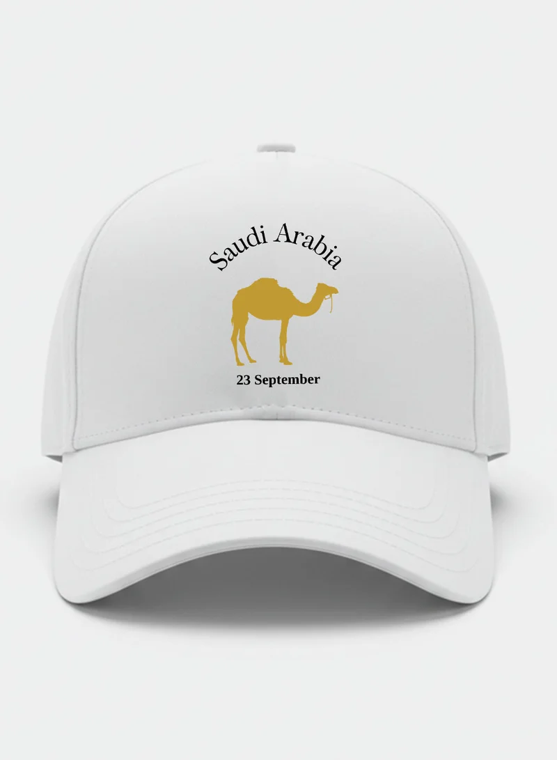 LOWHA Cotton Cap for Saudi National Day with Celebration Phrase Design