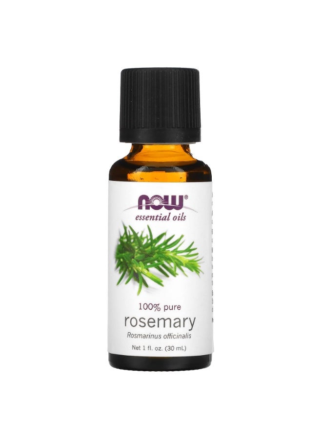 Now Essential Oils 100% Pure Rosemary Oil 30ml Natural Aromatherapy and Wellness Support - Image 1