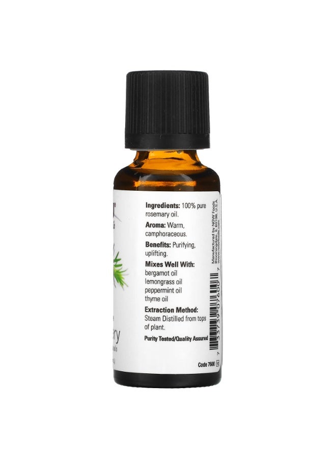 Now Essential Oils 100% Pure Rosemary Oil 30ml Natural Aromatherapy and Wellness Support - Image 2