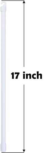 FTTIKI 17 Inches Long White PVC Blind Tilt Wand with Hook and Handle(Hook Size is 0.15") - Image 2