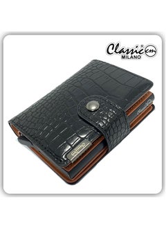 Classic Milano Classic Milano Faux Leather RFID Blocking Pop Up Wallet for Men and Women - Automatic Card Holder Wallet with Pop-up Design - Secure, Compact Credit Card Holder for Men - Stylish Wallet for Men & Women’s RFID Card Wallet  - Image 1