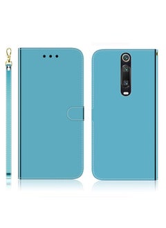 HuHa Case Cover For Xiaomi Redmi K20 / K20 Pro / Mi 9T / Mi 9T Pro Imitated Mirror Surface Horizontal Flip Leather Case with Holder & Card Slots & Wallet & Lanyard Blue 