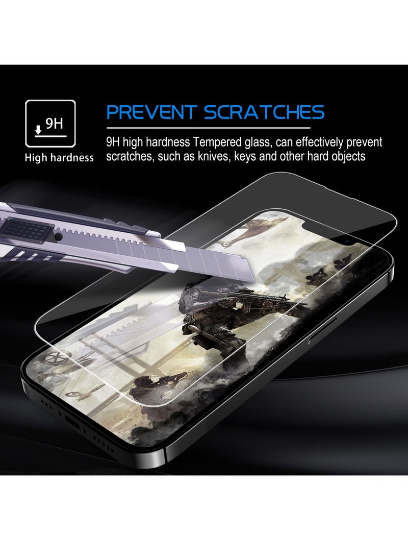 BORTONY iPhone 14 Pro Max Privacy Screen Protector 9H Anti Spy Dark Film Guard Case Friendly Bubble Free Tempered Glass for Apple iPhone 14 Pro Max 6.7 Inch 2022 - Image 3