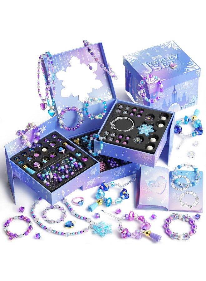 Tomons Gifts For Girls Ages 6-12, Frozen Bracelet Making Kit - Spark Creativity Imagination, Birthday Christmas Craft Gifts Ideas For 6 7 8 10 11 12 Year Old Girl - Image 1