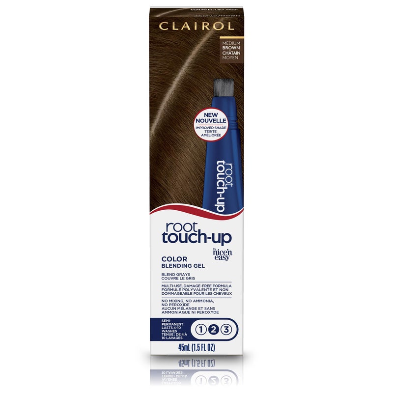CLAIROL Clairol Root Touch-Up Semi-Permanent Hair Color Blending Gel, 5 Medium Brown, Pack of 1 