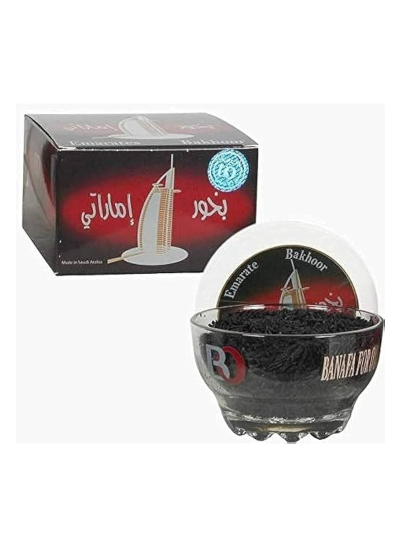 بانافع بخور الإمارات برائحة خشب الأجار متعدد الألوان 40جرام