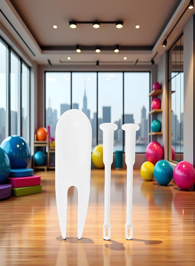 GANPUB 3Pcs/Bag White Ball Fitness Exercise Ball Air Stopper, Exercise Ball Plug Replacement Kit,Exercise Balls and Accessories，Exercise Balls and Accessories - Image 3