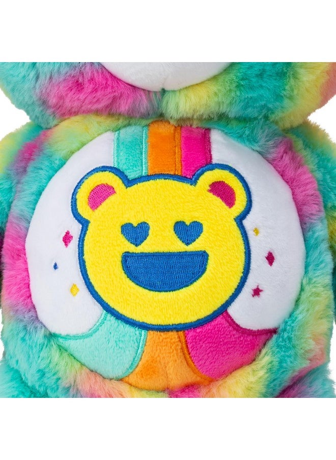 Basic Fun Care Bears 14” Good Vibes Bear- Tie-Dye Multicolored Plushie For Ages 4+ - Perfect Stuffed Animal Support Gift, Super Soft And Cuddly - Good For Girls And Boys, Employees, Collectors  - Image 5