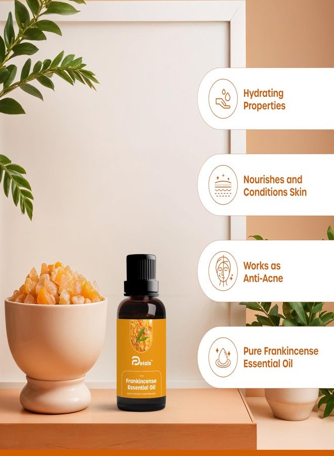 DPetals Frankincense Essential Oil, 15 ml, For Immunity and Skin Nourishment - Image 2