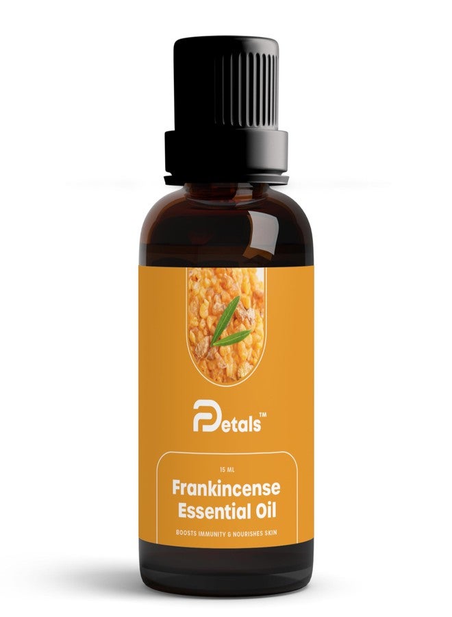 DPetals Frankincense Essential Oil, 15 ml, For Immunity and Skin Nourishment - Image 1