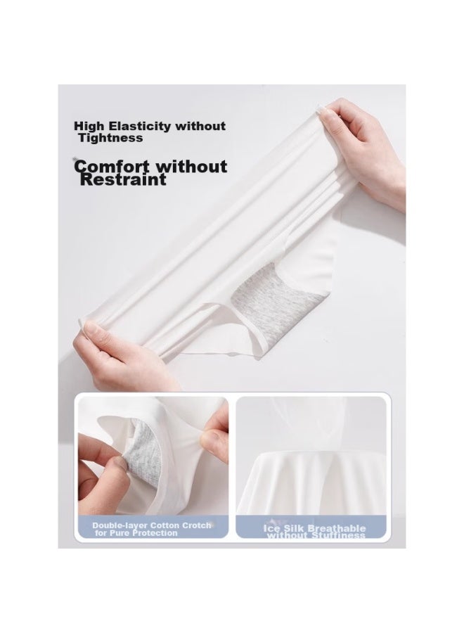 Dr.chu Disposable Underwear For Women, Seamless, 3-pack, Sterilized, Silk-like, Thin For Summer, Suitable For Pregnant Women, Travel, Business Trips, Size M, Three Colors - Image 2