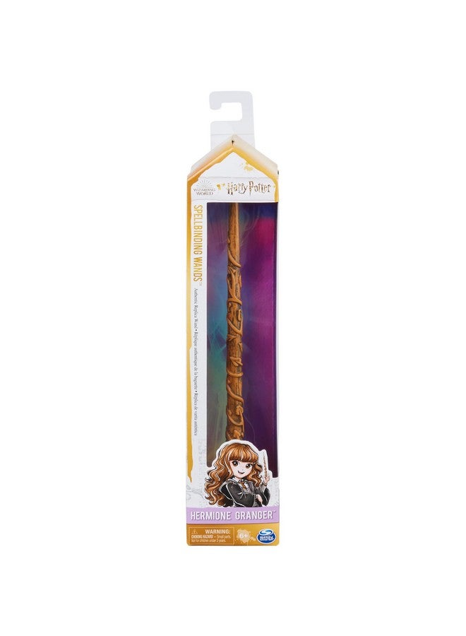 WIZARDING WORLD Harry Potter, 12-Inch Spellbinding Hermione Granger Magic Wand With Collectible Spell Card, Kids Toys For Ages 6 And Up - Image 2