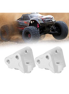 Dilwe Rc Link Mount Front Rear Lower Shock Linkage Link Mount Compatible With Scx10Ii Axial Rc Car(Silver)  - Image 5