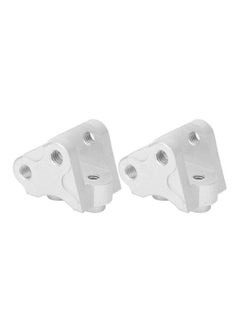 Dilwe Rc Link Mount Front Rear Lower Shock Linkage Link Mount Compatible With Scx10Ii Axial Rc Car(Silver)  - Image 3