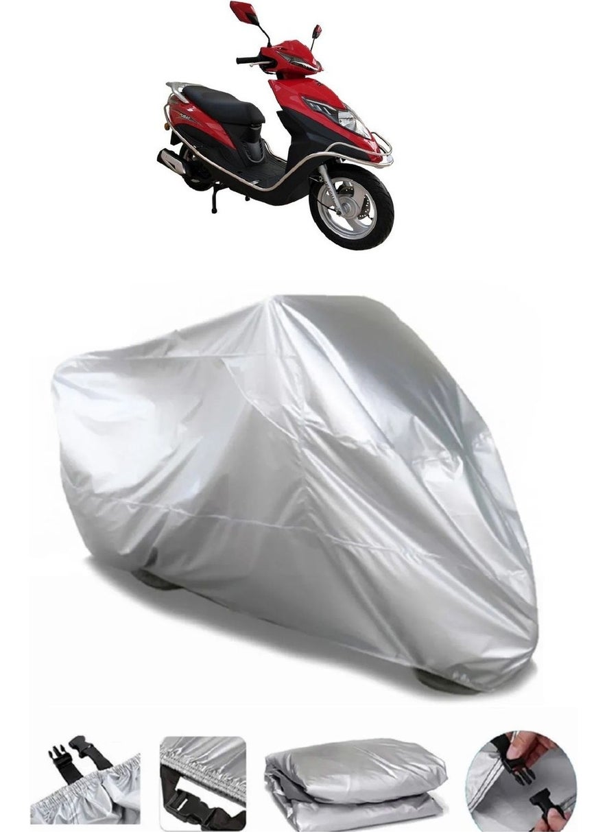 Breen Apachi Pusat Grey Waterproof Motorcycle Canvas Premium  - Image 1