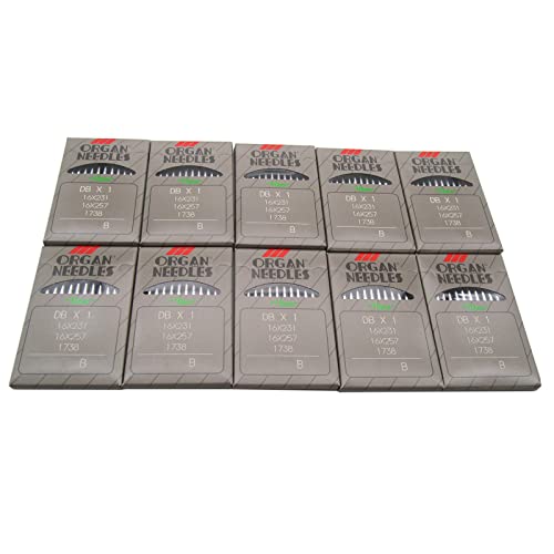 ckpsms Organ Needle OrganDBX1 100PCS Japan Organ Sewing Machine Needles Compatible withReplacement for JUKI Brand DDL555DDL5530 DDL5550 DDL8700 DDL87007 OrganDBX1 1175 - Image 1