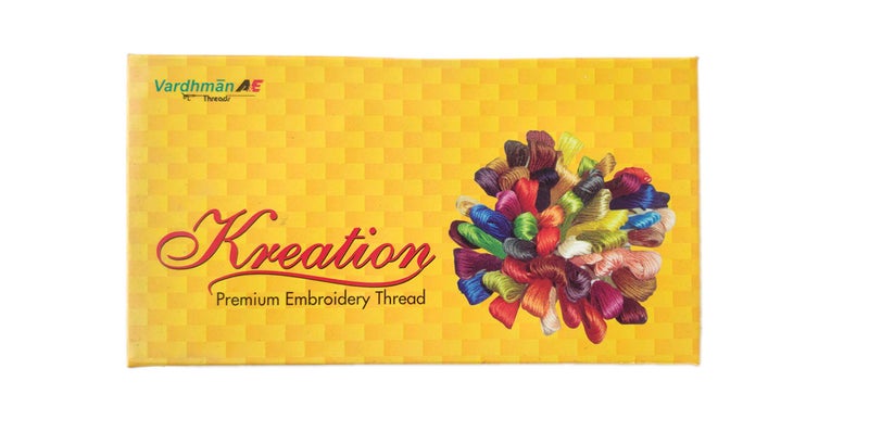 Vardhman Threads Cotton Embroidery Thread Set (80 Skeins, Multicolour) with Care Manual - Image 4