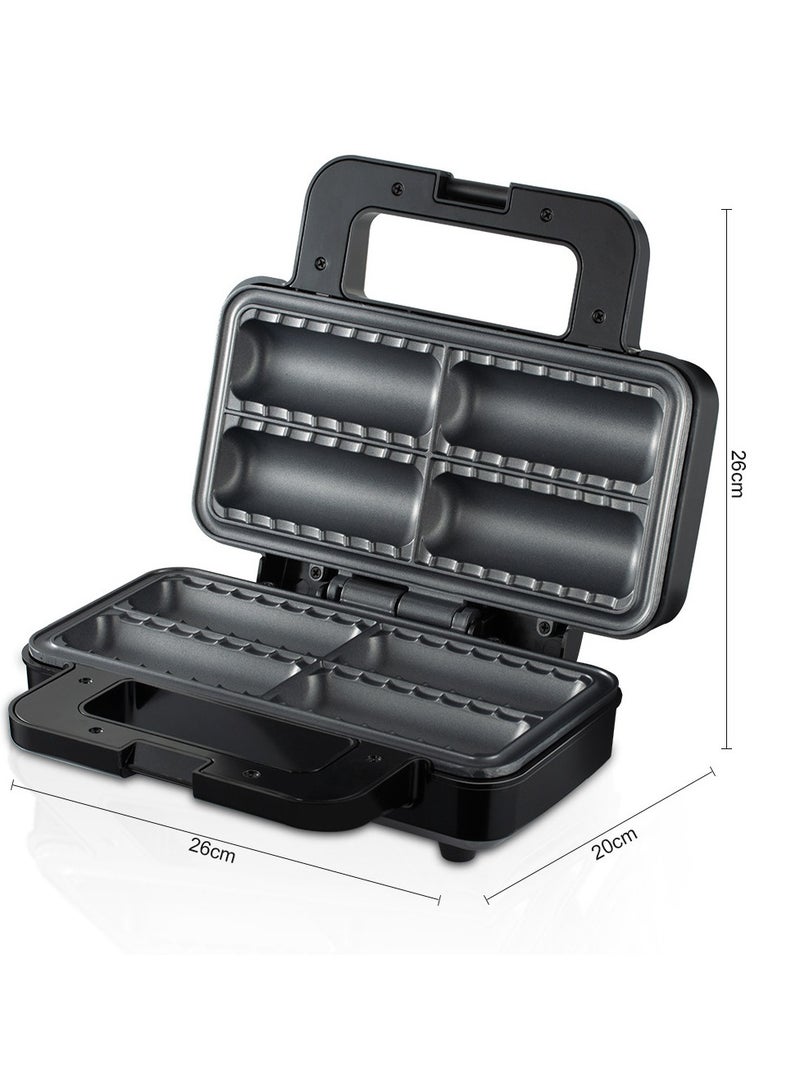 Home Sausage Grill Hot Dog Machine Sausage Machine Breakfast Machine Sandwich Machine Waffle Maker British Spec - Image 4