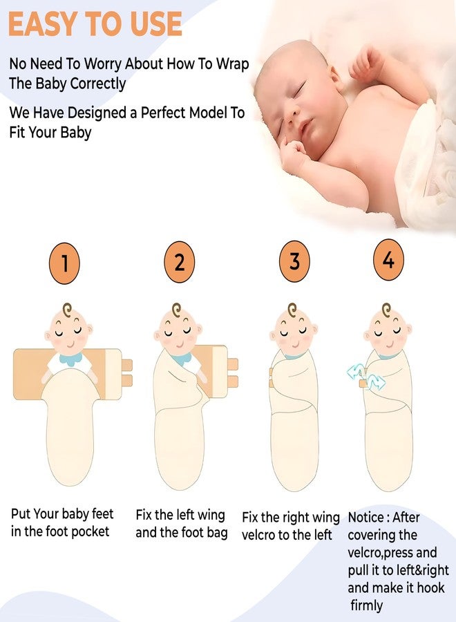 BEMBIKA Baby Swaddle Wraps Soft Cotton, Organic Cotton & Hooded Muslin Swaddle Wraps, Comfortable, Breathable & Safe Set of 2 -(0-3 Months | Toddler Smiley Cloud Design) - Image 5