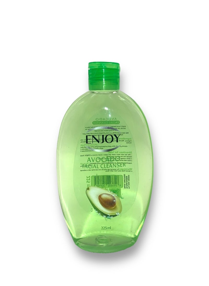 إنجوي ENJOY غسول الوجه بالأفوكادو 225 مل – تنظيف عميق وترطيب لبشرة نقية ومنتعشة