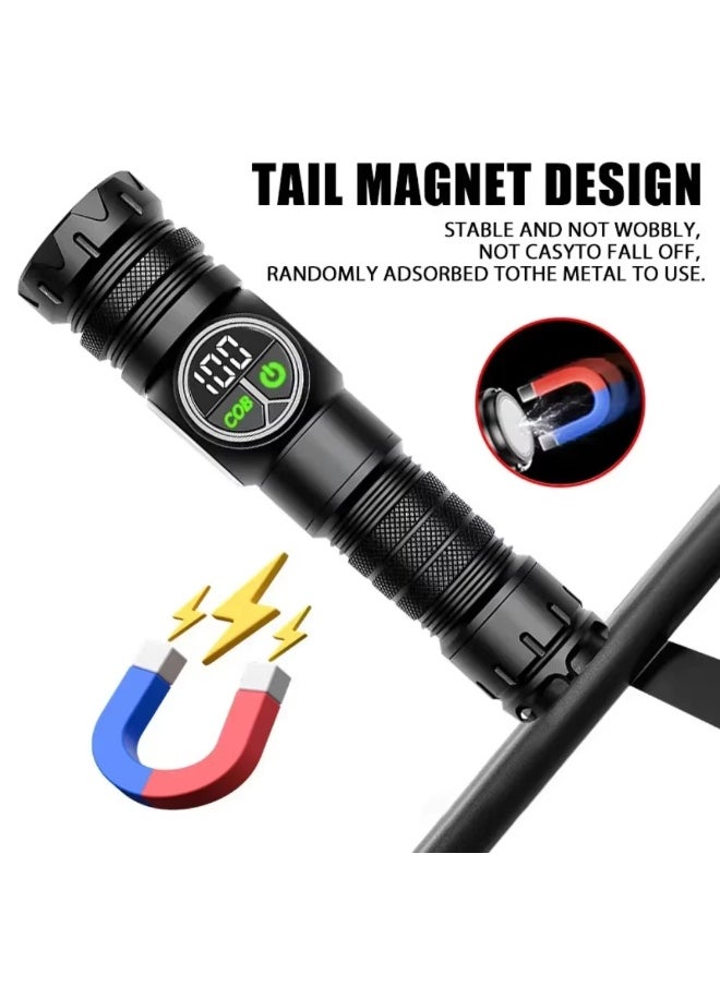Generic High Brightness White Laser Flashlight - Waterproof with Digital Display and USB Charging  - Image 5