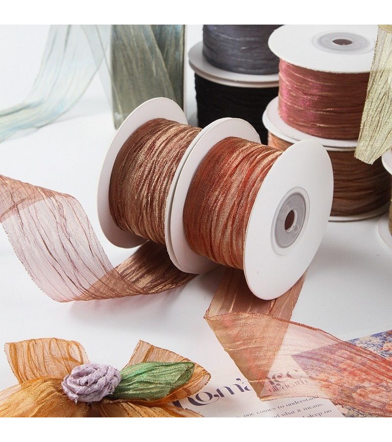 Luxury Crinkle Ribbon For Wedding Party Decoration 38mm - Image 4
