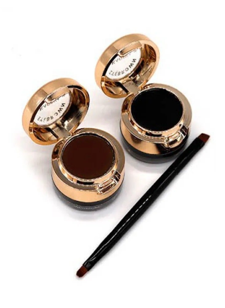 Generic 2 in 1 Eyeliner & Duty Cream Black/Brown 