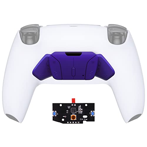 eXtremeRate Turn RISE to RISE4 Kit Redesigned Galactic Purple K1 K2 K3 K4 Back Buttons Housing Remap PCB Board for PS5 Controller RISE RISE4 Remap kit Other Accessories NOT Included - Image 1