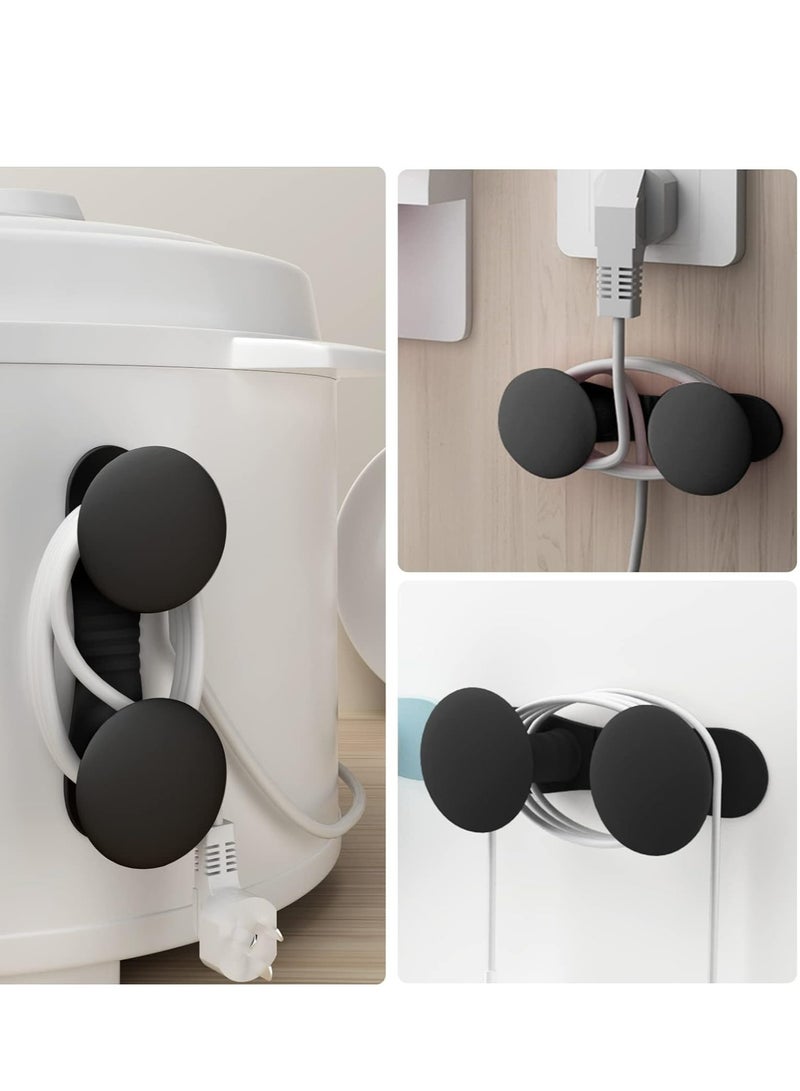 Joyelink 6 Pack Cord Organizer for Appliances, Cord Holder Cord Wrap Cable Organizer Stick On Flat or Round Surface Multifunctional Adhesive Hooks for Small Kitchen Appliances, Blenders, Coffee Maker - Image 4