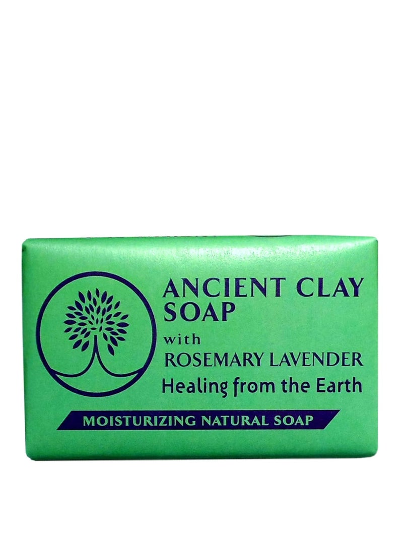 Adama Minerals - Zion Health Ancient Clay Moisturising Natural Bar Soap, Rosemary Lavender, 6 Oz - Image 1