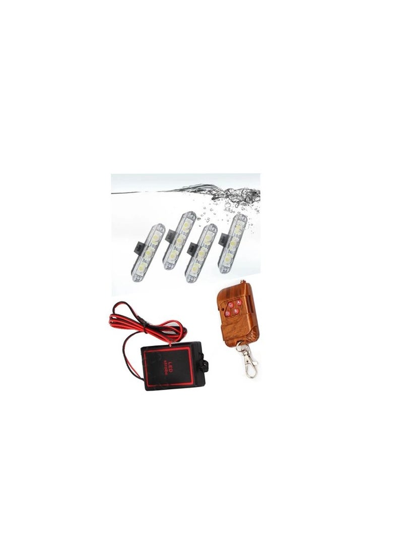LED Flash, 4 Pieces,3 LEDs, With Federal Remote - Image 1
