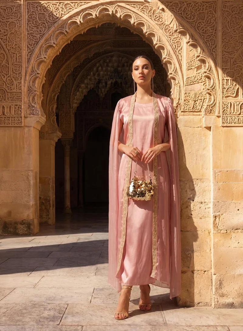 hayas closet  Embellished Chiffon Dress for Women | Best Price UAE